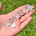 Raw Pakisten Herkimer Diamond Specimen Natural Crystal Real Stone Reiki Gemstone Pendant For Jewelry Making DIY Healing Gifts. 