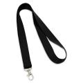 12pcs - Lanyards for ID Badges - Black. 