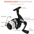 MeterMall DS Fishing Reel 5.2:1 High Speed Mesin Pancing Metal Spool 12 Ball Bearings Reversible Handle For Freshwater Saltwater. 