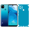 Back Paper For Itel Vision 1 Lamination Anti-Stain 0010 Blue-Green Sheet Wrap Cover. 