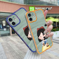 JIUMOO Case For Samsung S10e Case Fashion Colorful Oil Girl Thin Shockproof Square Edge Silicone TPU Casing Full Lens Cover Camera Protect Cases Soft Case. 