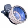 ORBMART Universal Clip Professional HD Camera Lens Kit 0.45x Super Wide Angle Lens + 12.5x Super Macro Lens Mobile Phone Lense-black. 