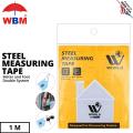 WBM 1m ( 3.2 ft) Steel Measuring Tape with Metric and Inch. 