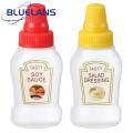Sauce Squeeze Bottles Detachable Carrot Style Mini Salad Dressing Ketchup Bottles. 