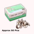 Thumb Pins | Thumb Tacks | Push Pins (Pack of 50). 