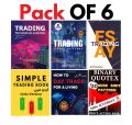 Set of 6 Trading Book Set Basic to Advance Level - Crypto Trading book - Forex Trading Book - Binary Quotex 30 Sure Shot Pattern Book - Stock Market & Binamo Trading Strategies - All Market Trading - Combo Deal. 