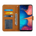Phone Case for Samsung Galaxy A20 - PU Leather Case - Card Slot Design. 