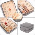 Leather Travel Jewelry Organizer Box for Women – Portable Storage Case for Hair Accessories & Rings – Classic Style – All Season. 