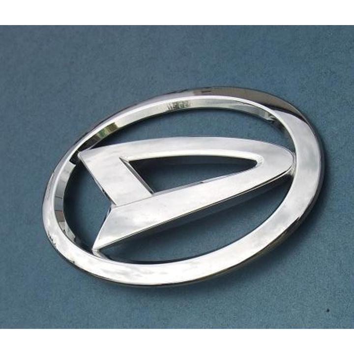Daihatsu MIRA Steering Logo - Silver Chrome Monogram Badge Emblem
