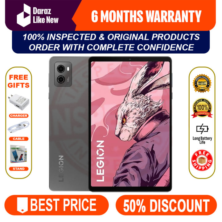 Lenovo Legion Tab (TB320FC) 8.8' Inch Tablet | 100% INSPECTED | 16GB RAM | 512GB ROM(STORAGE) | 6550mAh Battery  | Top Rated | BEST FOR GAMING | PUBG SUPPORTED | Just Like New Condition | With Box, Charger, Cable & FREE SURPRISE GIFT | High Performance