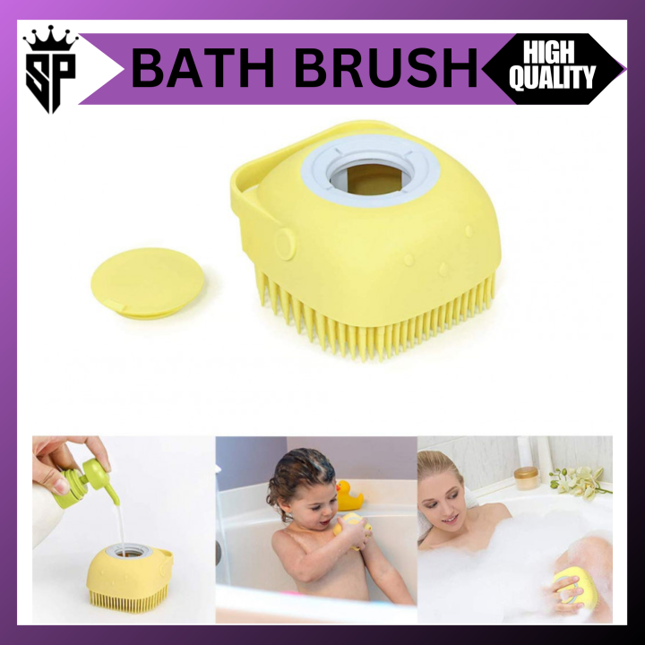 SP%20Dealz%20Silicone%20Bath%20Body%20Brush,%20Exfoliating%20Body%20Scrub%20Brush%20with%20Soap%20Dispenser,%20Ultra%20Soft%20Bath%20Sponge%20Shower%20Brush%20and%20Body%20Massager,%20Baby%20Shower%20Brush,%20Shampoo%20and%20Gel%20Dispenser%20-%20Image%202