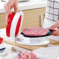 Hand-Held Burger Presser Vegetable Cutter Kitchen Gadget For Home Kitchen Hamburger Self-Maker. 