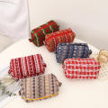 New Makeup Bag Large Capacity Student Wool Hot Selling Knitted Storage Bag New Year Pen Bag. 