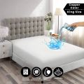 Azam Sons Waterproof Mattress Cover King Sized Mattress Protector Anti Slip Double Bed Fitted. 