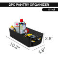 Fast Forward Fridge Organizer  (Pack of 2)  Refrigerator Organizer Bins for Freezers, Countertops, and Cabinets  Pantry Organization in Small, Medium & Large Sizes. 