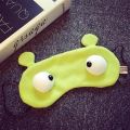 【Footprint】 1Pcs Funny Cartoon Plush Sleeping Mask Cover Cute Eye Cover Sleep Mask Eyeshade Relax Mask For Travel Home Shading Personality. 