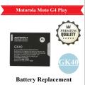 Motorola Moto G4 Play XT1604 XT1602 XT1607 XT1609 XT1601 XT1603 Battery Replacement GK40 For Moto G4 Play 2800mAh - Black. 