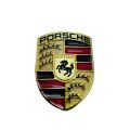 3D Porsche Metal Logo sticker with double tape for bike and car decoration High quality.... 