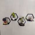 New Hexagon Wooden Wall Shelf Wall Shelves for Home Decor Living Room 3D Laser Cut DIY Design Floating Shelf Wooden Hexagon Candle Stand 3D Wall Decoration Piece for Kids Room and Girls Room and for Gift Items | Wall Shelf for Bedroom | Candlestick. 