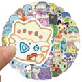 50pcs Kawaii Pokemon Cartoon Stationery Stickers for Luggage Handbook Scrapbooking DIY Decoration Waterproof Removable Sticker. 