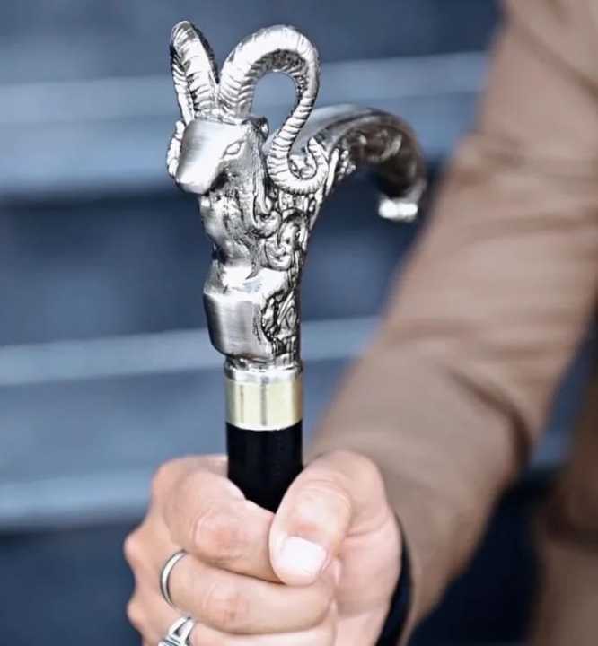 Luxury look Markhor Aluminum Walking Stick Men and Old Men Special Gift Hiking Walking Stick Special unique Style Gift Stick