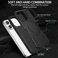 For Samsung Galaxy S21 FE 5G MagSafe Shockproof Armor Phone Case. 