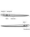 MJVM2 - MacBook Air - 11.6 inches - Intel Core i5 1.6 GHz - 128 GB - 4 GB - Mac OS X Yosemite - Silver (Brand Warranty). 