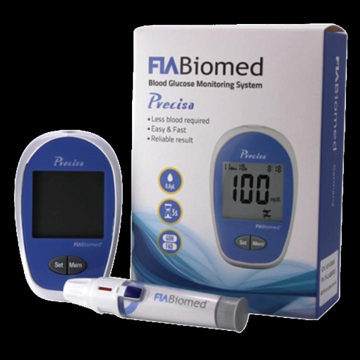 FIA%20BIOMED%20Precisa%20-%20Blood%20Glucose%20Monitor%20with%2010%20strips%20-%20FIA%20Glucometer%20-%20Image%202