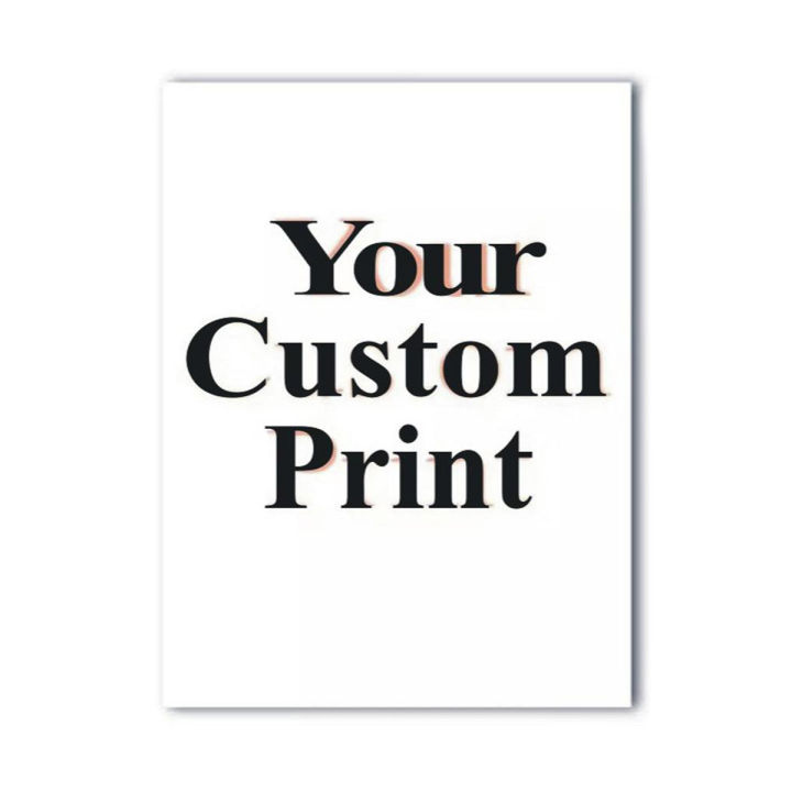 Customized Printed Poster Upload Your Design
