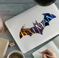 Batman Logo Laptop Sticker, Peel and Stick, HD Print and Laminated Vinyl Sticker Waterproof Stickers, Bike Stickers, Car Stickers, Home Decoration Stickers, Scratch Protection Sticker by Sticker Studio. 
