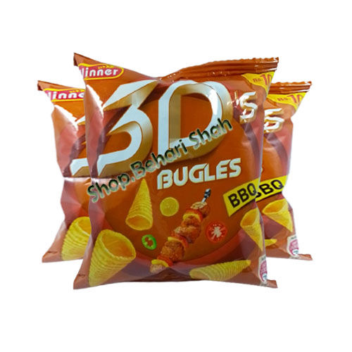 BBQ 3D BUGLES Taste Snacks Big peck (12pecks)