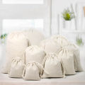 10Pcs Handmade Cotton Linen Drawstring Bags Storage Package Bag Small Coin Purse Travel Storage Portable Christmas Gift Bag. 