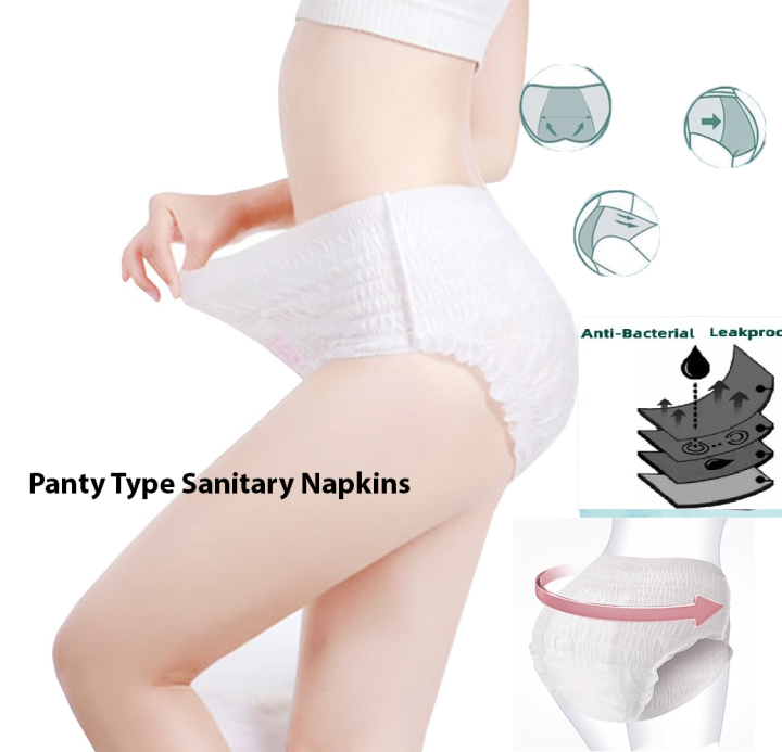 (Hygein:%20Largest%20Variety%20of%20Periods%20Care%20products)%20Pack%20of%203%20Disposable%20period%20panty,%20Disposable%20Menstrual%20Pull%20ups%20-%20Image%203