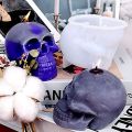 Skull Silicone Mold Halloween Skull Candle Mold Large Skull Resin Mold for Candle DIY Soap Making Epoxy Mold Resin. 