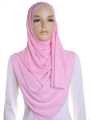 Pack of 3 Matching Hijab Set -chiffon stoller-hijab cap -Niqab Patti. 