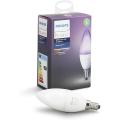 Philips Hue E14 colour smart bulb. 