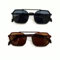 New Hexagonal Fashion Sunglasses For Men Retro Trendy Design Sunglasses Travel Driving Anti-Glare Sun Glasses. 