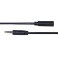 3 Meter - 3.5mm 4 Pole TRRS AUX Audio Extension Cable (Microphone Supported)- 3.5Mm Stereo Jack 3 Pole  Aux Audio Extension Cable. 
