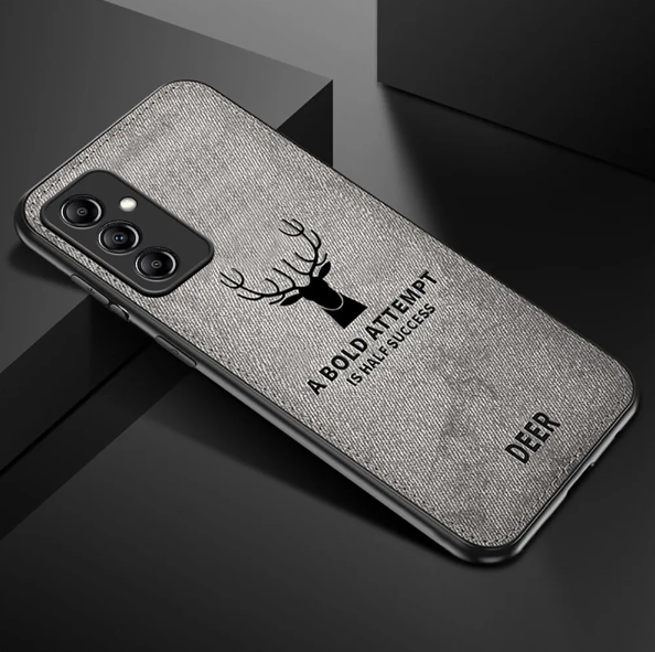 Lahore Mobile Case For Samsung A04S Hybrid Soft TPU Deer Pattern Leather Shockproof Case Cover - Samsung A04S Back Cover
