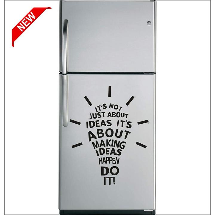 Bulb%20Quotes%20Fridge/Refrigerator%20Sticker%20Wall%20Sticker%20Color-%20Black%20(Size%20-%20Standard)%20-%20Image%202