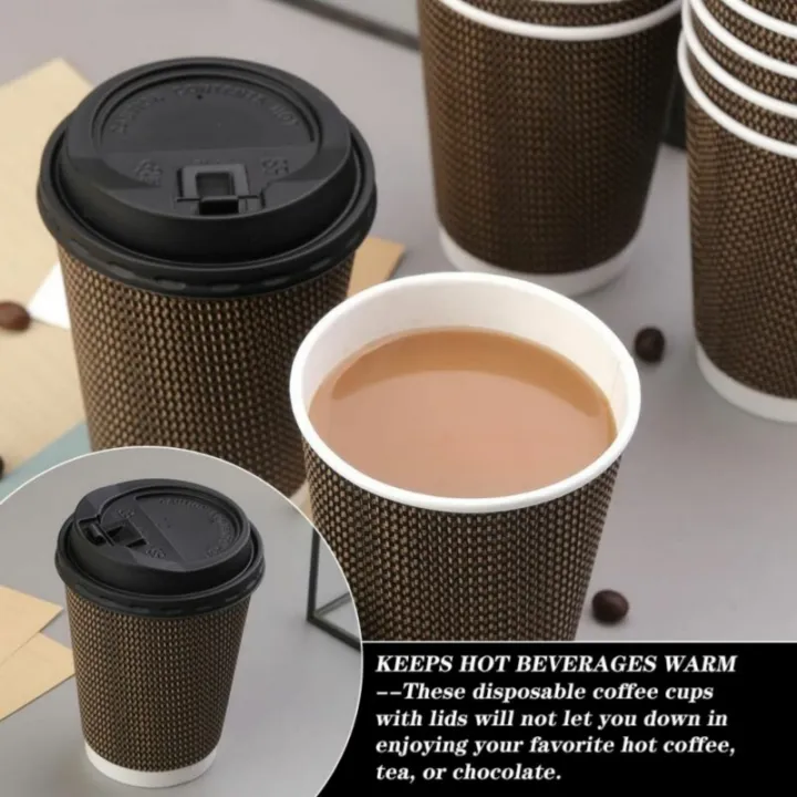 Disposable%20Stylish%20Printed%20Ripple%20Coffee%20Cups%20with%20Lid/Cover%2025%20packs%20-%20Image%202