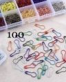 Coilless Safety Pins 25 / 50 /100 PCS Colorful - Loop Hijab Scarf Pins Most Demanding -. 