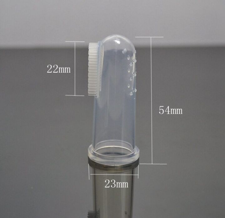 (10 Pes) Cat Dog Oral Care Massager Toothbrush Soft PLASTIC Finger Brush