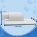 For Summer Waves Vacuum Plate Adapter White for Polygroup Skimmer Filter Pump Systems, 3-Pack. 