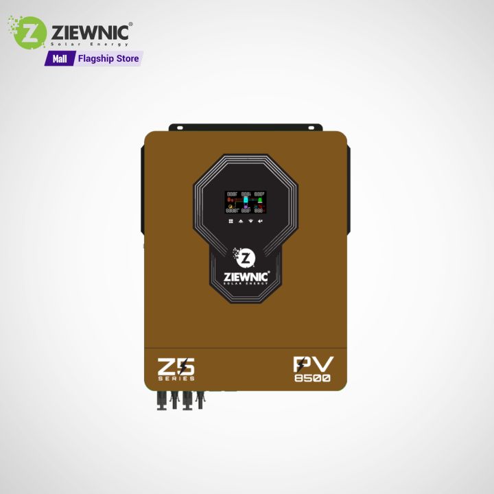 ZIEWNIC Z5 Series Hybrid Inverter 6.5 (KVA) 6G PV8500 ON/OFF/MKS/KS Solar 100% Pure Sine Wave Solar Inverter