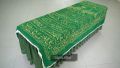Muslim burial Coffin Pray Chadar velvet sheets High-Quality Micro Velvet Burial Sheet - Gold Embroidered Kalma & Ayats. 