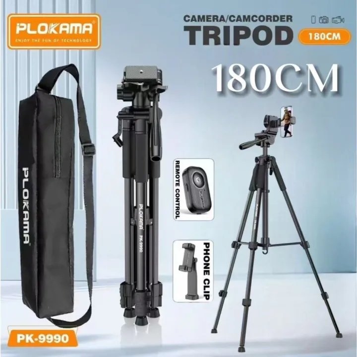 PLOKAMA%20PK9990%20Professional%20Tripod%20%7C%20180cm%20Height%20%7C%20Universal%20Mobile/DSLR%20Mount%20%7C%20360%C2%B0%20Rotation%20%7C%20Heavy-Duty%20Aluminum%20%7C%20Portable%20Design%20-%20Image%203