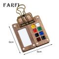 Pocket Artist Travel Set Portable Watercolor Paint Set for Artists On-the-go Compact Travel Palette with Versatile Colors in Plastic Case Palette Travel Set. 