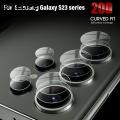 1 Set Circle Lens Film Compatible with Samsung Galaxy S23 Series / Flexible Glass Lens Sticker / Phone Lens Protector for S23+/S23 Ultra/S20 FE/Z Fold2. 