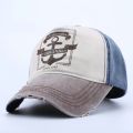 Women Men 1943 Anchor Printed Cap Maritime Original Caps Retro Cotton Baseball Hats With Faux Leather Belt Fisherman Hats YY138. 